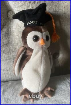 Ty Rare Original Wise Owl Beanie Baby 1998 With True Factory Tag Errors Ty Rare Original Wise Owl Beanie Baby 1998 With True Factory Tag Errors