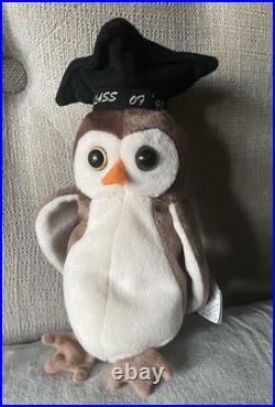 Ty Rare Original Wise Owl Beanie Baby 1998 With True Factory Tag Errors Ty Rare Original Wise Owl Beanie Baby 1998 With True Factory Tag Errors