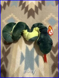 Ty Retired Original Beanie Baby HISSY 1997 With Tag Errors RARE HTF Mint