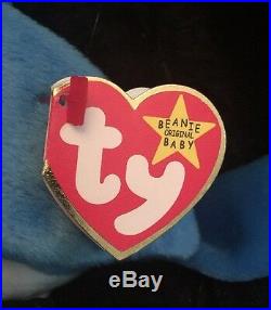 Ty Rocket Retired Beanie Baby With Ultra Rare Errors Blue Jay