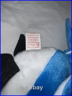 Ty Rocket The Blue Jay Beanie Baby Babies Plush Toy RARE Tag Errors Vintage