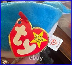Ty Rocket The Blue Jay Beanie Rare Errors Ty Rocket The Blue Jay Beanie Rare Errors