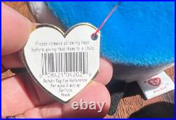 Ty Rocket The Blue Jay Beanie Rare Errors Ty Rocket The Blue Jay Beanie Rare Errors