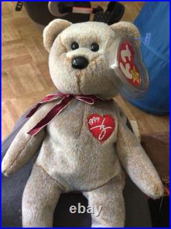 Ty Signature Bear Beanie Babies Rare
