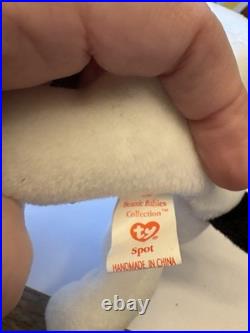 Ty Spot Beanie Baby RARE Hang Tag Error