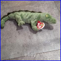Ty Swampy Alligator Beanie Baby Retired 2000 Plush Very Rare with Tag Errors