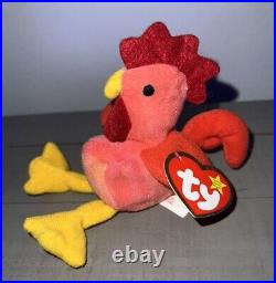 Ty Teenie Beanie Babies Strut the Rooster 1993 EXTREMELY RARE ERROR McDonald's