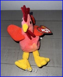 Ty Teenie Beanie Babies Strut the Rooster 1993 EXTREMELY RARE ERROR McDonald's