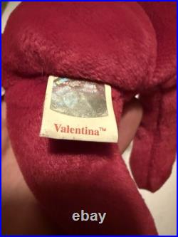 Ty Valentina Beanie Baby Rare With Tag Errors