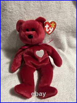 Ty Valentina the Red Bear Beanie Baby RARE