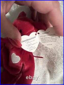 Ty Valentina the Red Bear Beanie Baby RARE