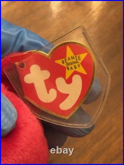 Ty Valentina the Red Bear Beanie Baby VERY RARE ERRORS excellent condition