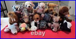 Ty Vintage Beanie Babies Rare Bucky with PVC pellets withLot Of (16)