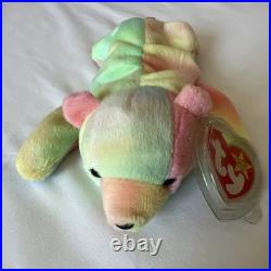 Ty Vintage Beanie Baby Sammy The Bear 1998 Retired Pe Pellets Rare Tag Error
