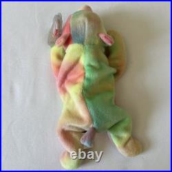Ty Vintage Beanie Baby Sammy The Bear 1998 Retired Pe Pellets Rare Tag Error