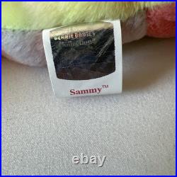 Ty Vintage Beanie Baby Sammy The Bear 1998 Retired Pe Pellets Rare Tag Error