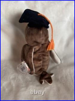 Ty Wise the Owl? Class 1998 MUST SEE Beanie Baby RARE Tag Manufacturing ERRORS