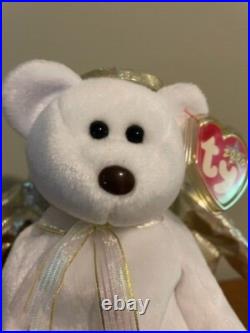 Ty beanie Babies 4269 Halo II the bear with brown Nose MINT condition RARE