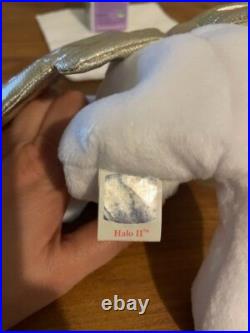 Ty beanie Babies 4269 Halo II the bear with brown Nose MINT condition RARE