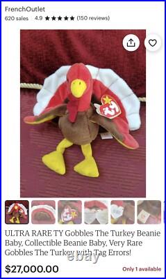 Ty beanie babies extremely rare