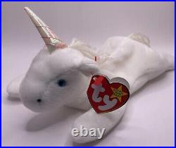 Ty beanie babies extremely rare retired 1993 PVC Mystic Unicorn Errors Mint