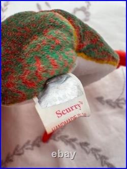 Ty beanie babies rare retired lot (spider, bat, scorpion, dragon, beetle)