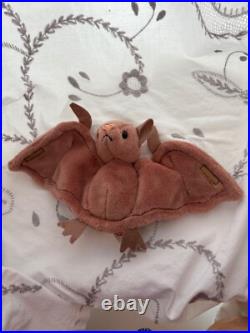 Ty beanie babies rare retired lot (spider, bat, scorpion, dragon, beetle)