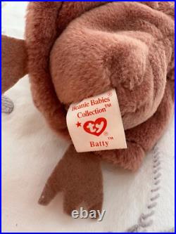 Ty beanie babies rare retired lot (spider, bat, scorpion, dragon, beetle)