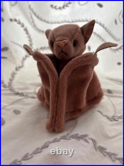 Ty beanie babies rare retired lot (spider, bat, scorpion, dragon, beetle)