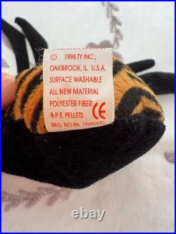 Ty beanie babies rare retired lot (spider, bat, scorpion, dragon, beetle)