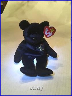 Ty beanie babies the end bear with tag errors (rare)