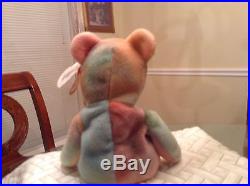 Ty beanie baby Peaceextremely Rare with tag errors/ PVC Pellet