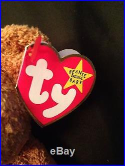 Ty beanie baby Very Rare (fuzz) orig 1998 collectible with Tag Errors