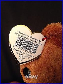 Ty beanie baby Very Rare (fuzz) orig 1998 collectible with Tag Errors