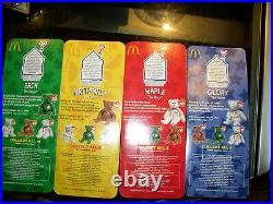 Ty teenie Beanie Babies Rare McDonald's 4 Teenie Special International Set