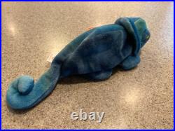 Ty the beanie babies collection ULTRA RARE 1997 chameleon named rainbow