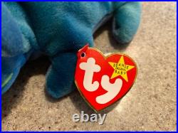 Ty the beanie babies collection ULTRA RARE 1997 chameleon named rainbow