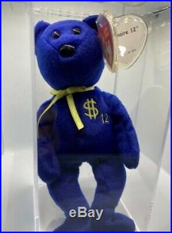 ULTRA RARE Billionaire 12 Bear HAND SIGNED BY TY WARNER MINT CONDITION