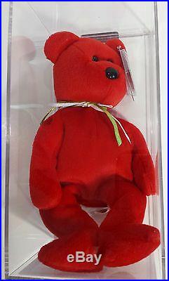 ULTRA RARE ODDITY! OSITO (MISSING FLAG!) Bear AUTHENTICATED Ty Beanie Babies