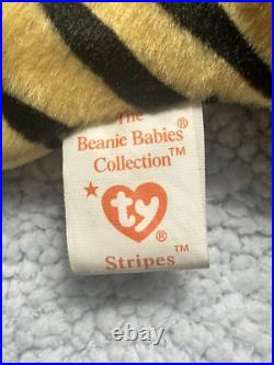 ULTRA RARE STRIPES Ty Beanie Baby