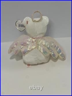 ULTRA RARE Ty Beanie Baby Halo the Angel Bear 1st Gen Hang Tag 1998 ULTRA RARE Ty Beanie Baby Halo the Angel Bear 1st Gen Hang Tag 1998