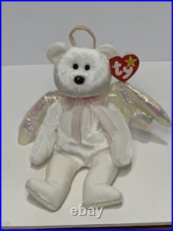 ULTRA RARE Ty Beanie Baby Halo the Angel Bear 1st Gen Hang Tag 1998 ULTRA RARE Ty Beanie Baby Halo the Angel Bear 1st Gen Hang Tag 1998