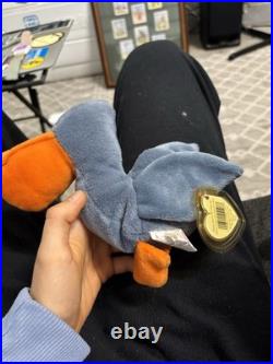 ULTRA RARE Ty Beanie Baby Scoop the Pelican (1996)