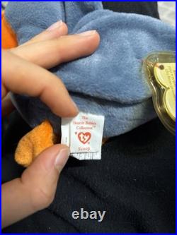 ULTRA RARE Ty Beanie Baby Scoop the Pelican (1996)