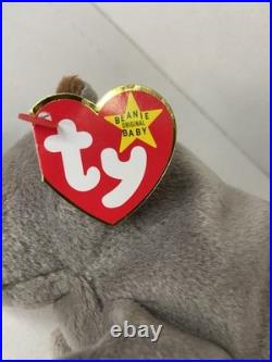 ULTRA RARE Ty Beanie Baby Spike The Rhino style 4060 Many Errors & PVC Pellets