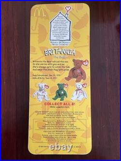 ULTRA Rare BRITANNIA THE BEAR Beanie Baby-NEVER OPENED ULTRA Rare BRITANNIA THE BEAR Beanie Baby-NEVER OPENED