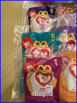 UNOPENED RARE TY BEANIE BABIES SET OF 12 McDonald's withErrors 1993/1998 MINT