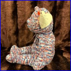 USA Beanie Baby Bear 2000 with Multiple rare tag errors! Hologram Tush Tag, MWMT