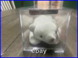 Ultra Rare Authenticated Ty Beanie Babies Chilly Polar Bear 1st/1st Gen