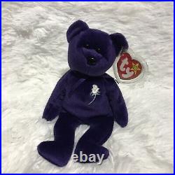 Ultra Rare Princess Diana Ty Beanie Baby Original 1997 Dark Purple New